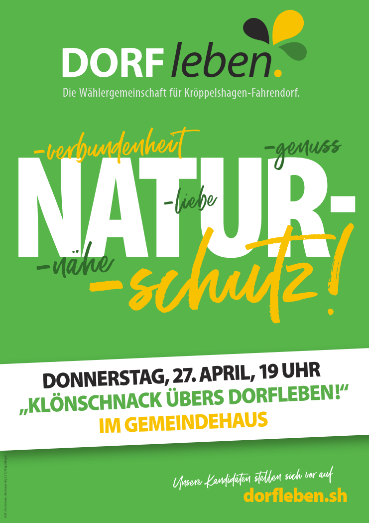 Plakat Naturschutz